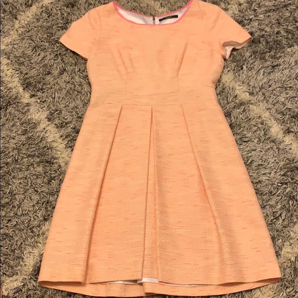 Tahari Pink Tweed Dress